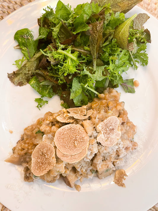 Mushroom Farro Risotto